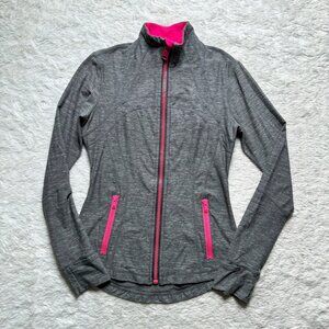 Lululemon Define Jacket *Rulu Heathered Slate / Pink Size 6 EUC (Old Release)